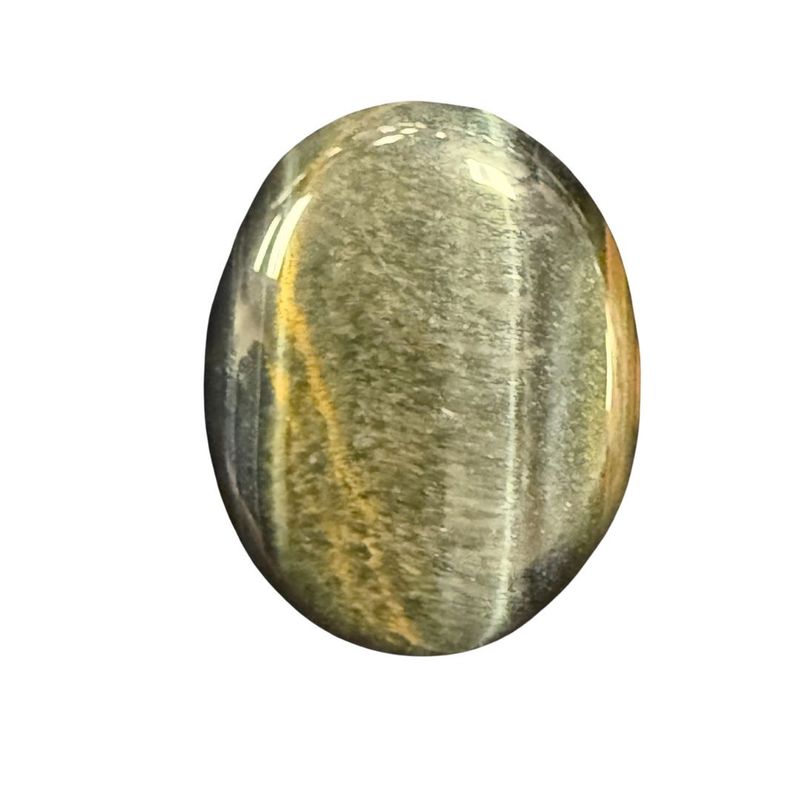 Blue Tigers Eye Palm Stone