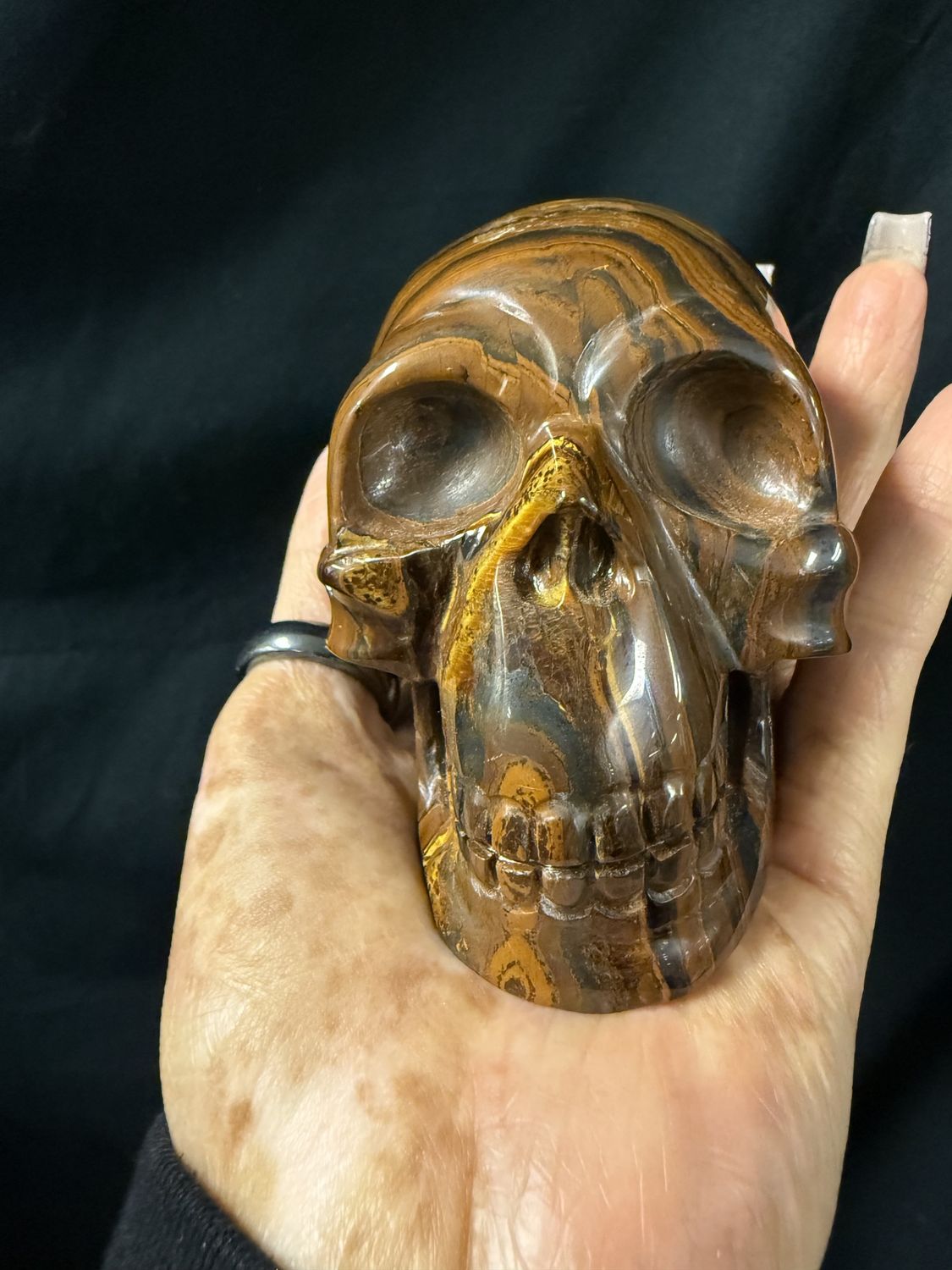 Tiger Iron Skull Solar Eclipse Charged