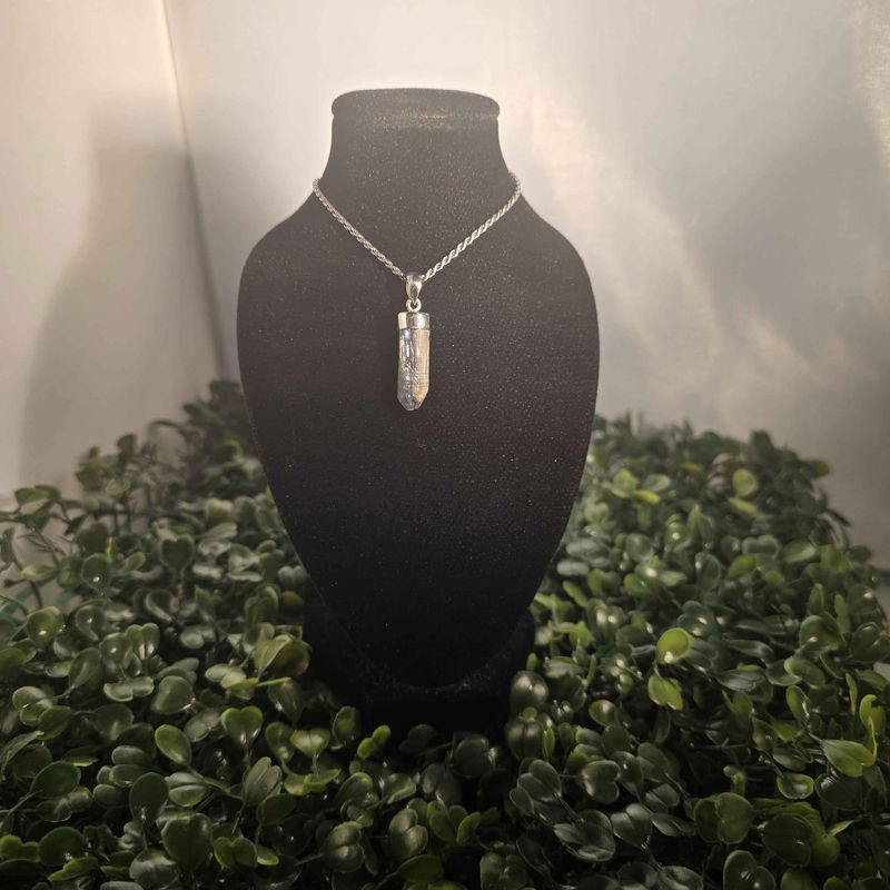 Blue Kyanite Pencil Pendant