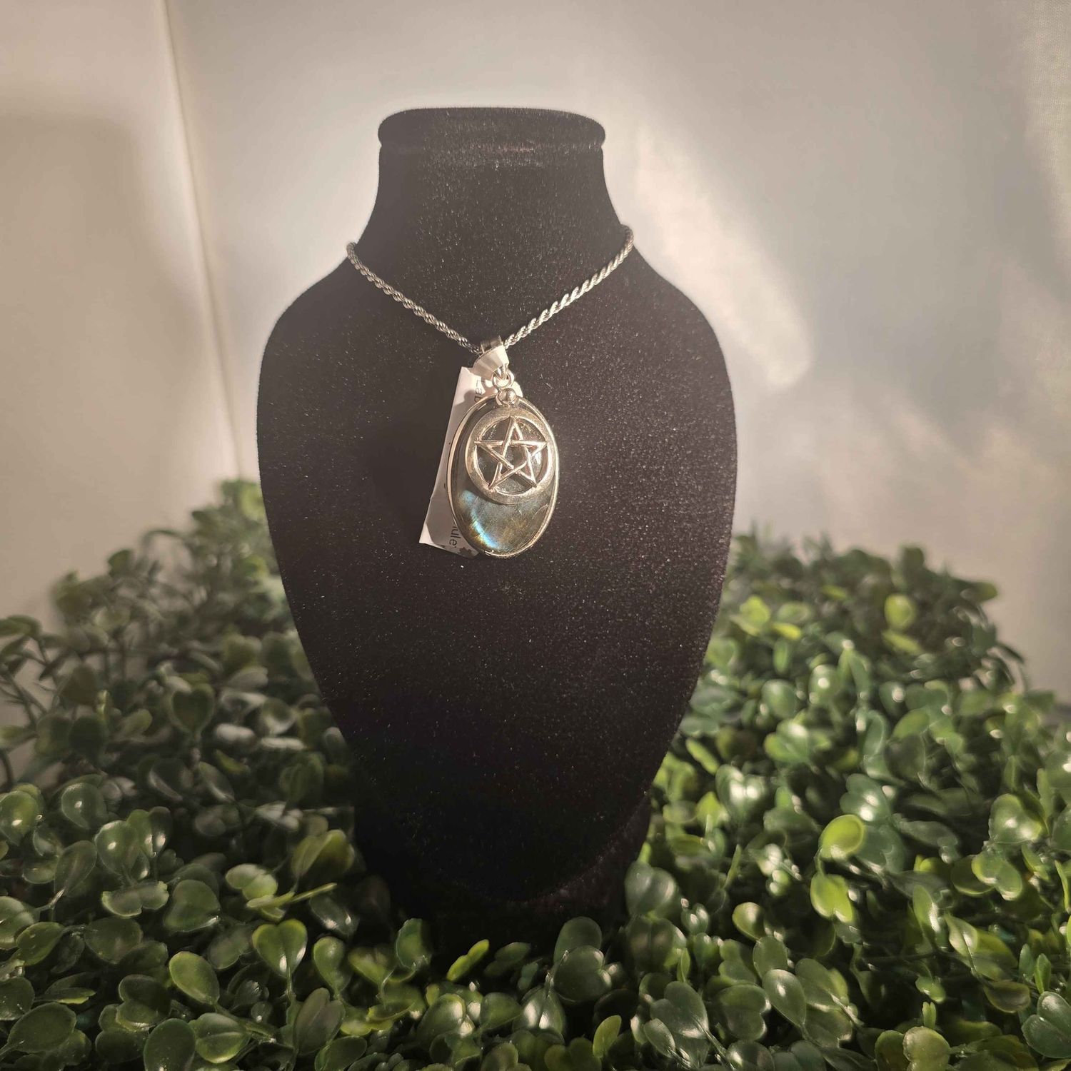 Labradorite Pentacle Amulet