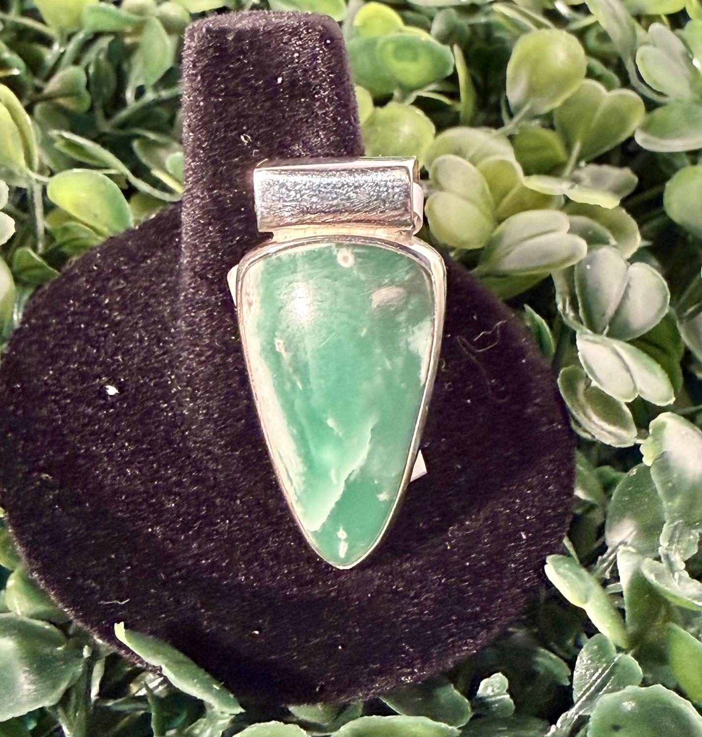 Variscite Thick Bevel Pendant