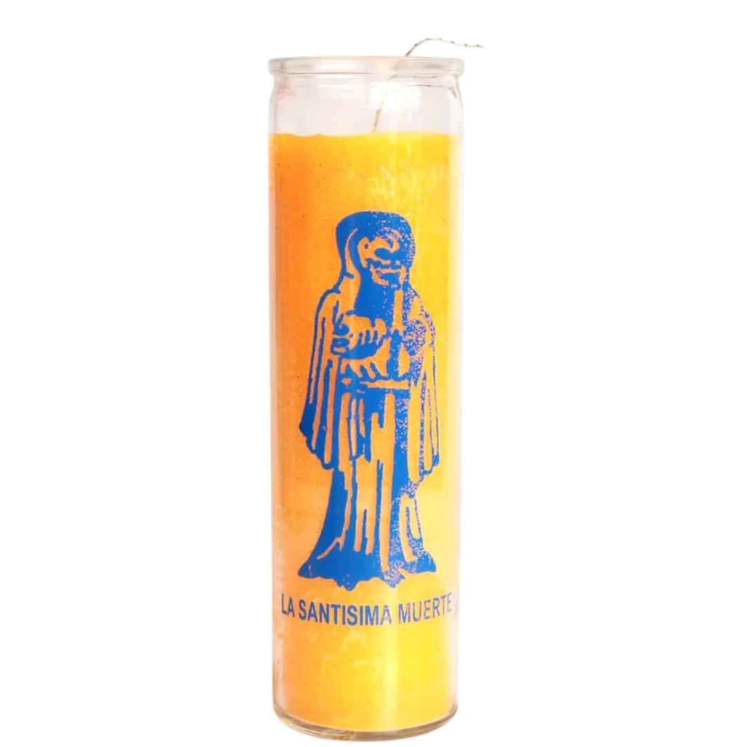 7 Day Santa Muerte Gold Candle