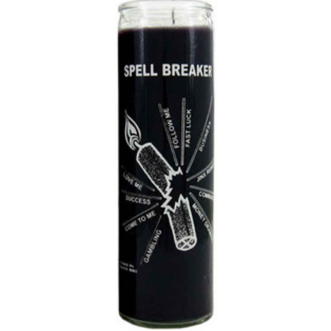 7 Day Spell Breaker Black Candle
