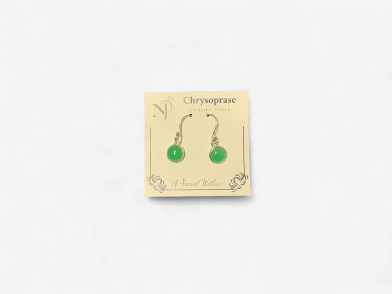 Chrysoprase Dangle Earrings