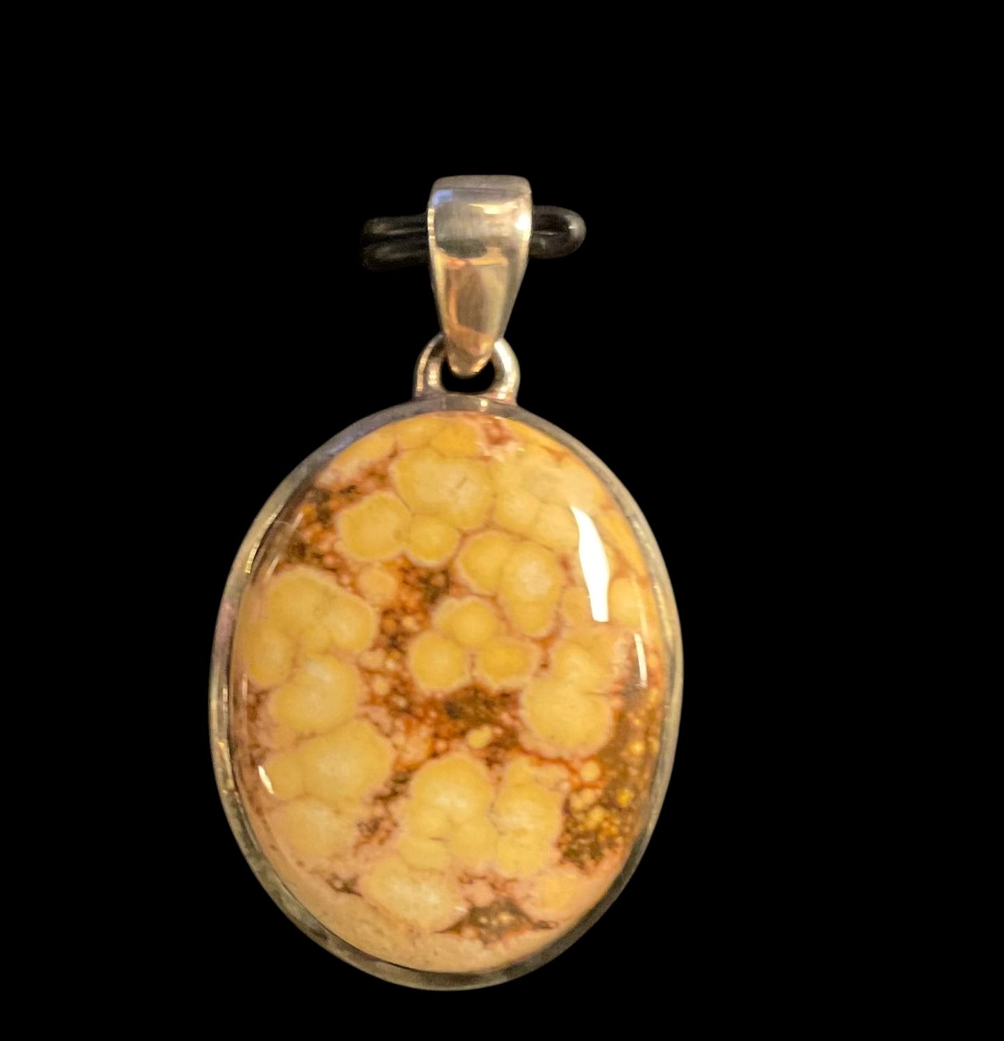 Ocean Jasper Sterling Pendant