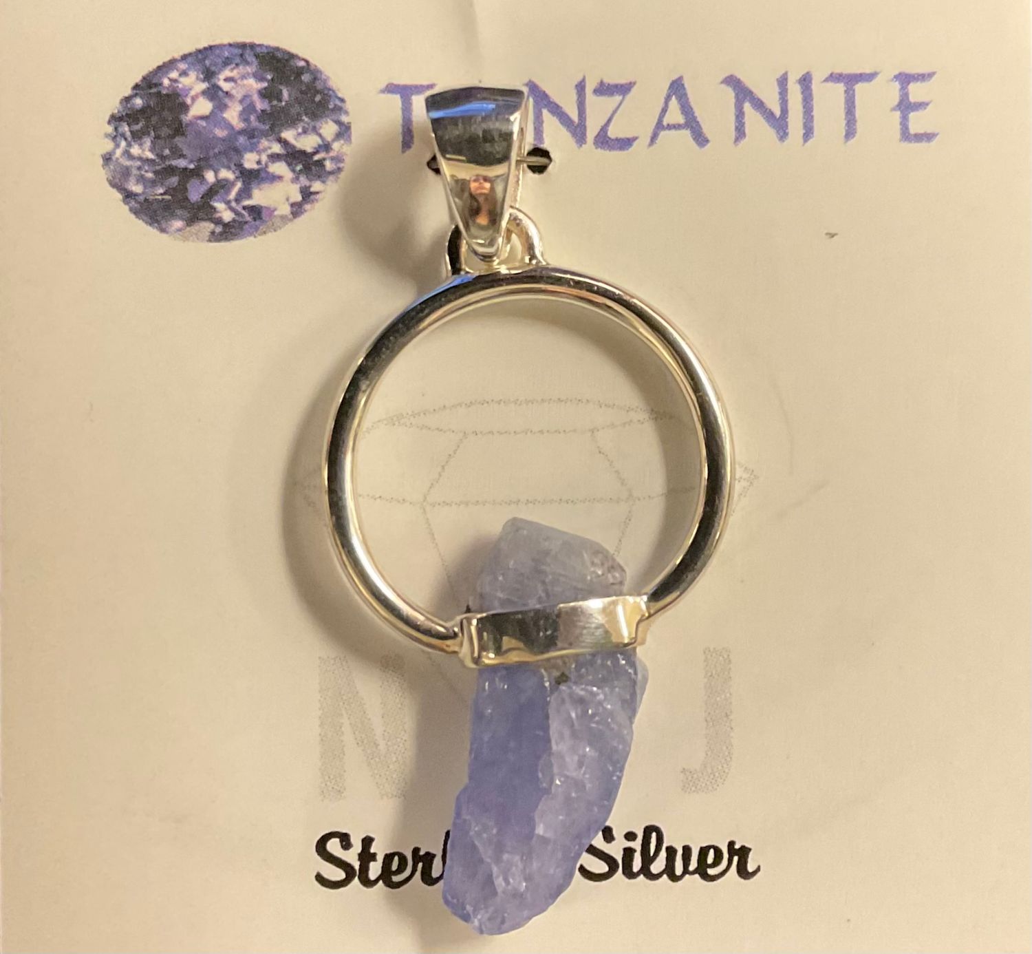 Tanzanite Rough Pendant