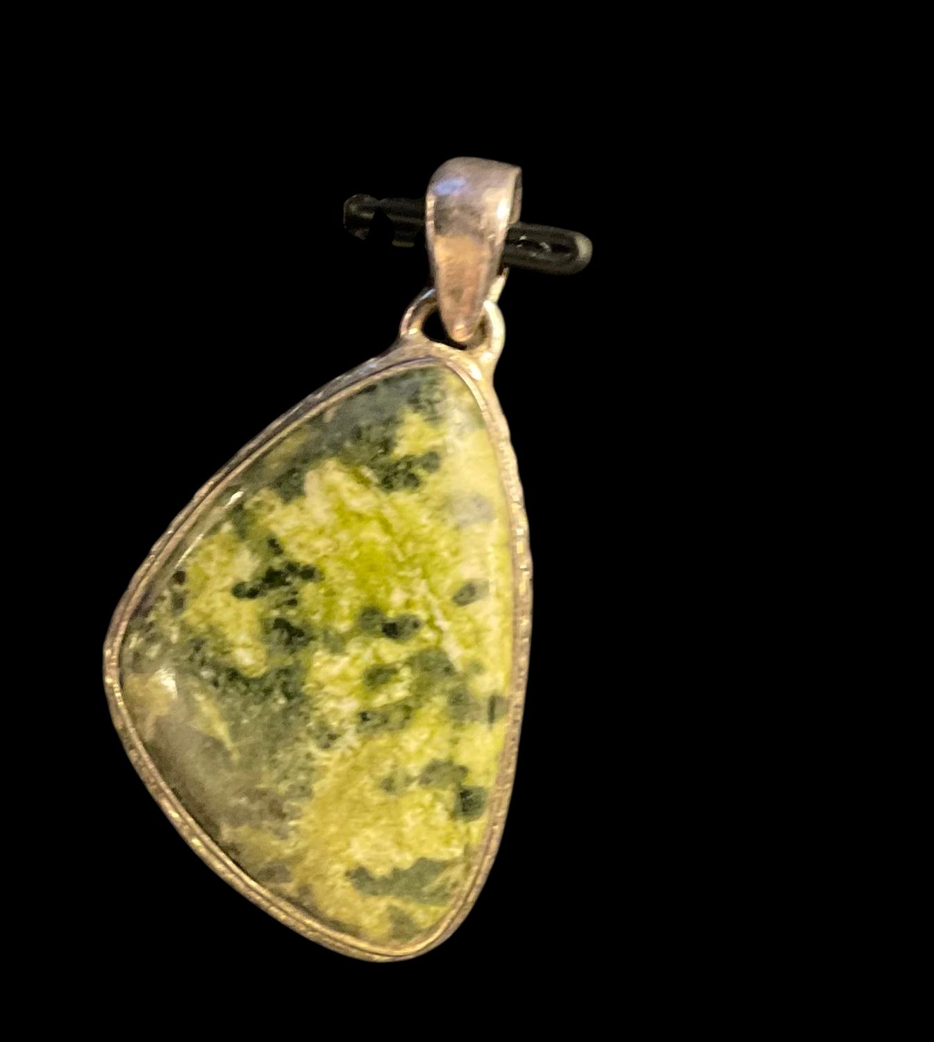 Epidote Sterling Pendant