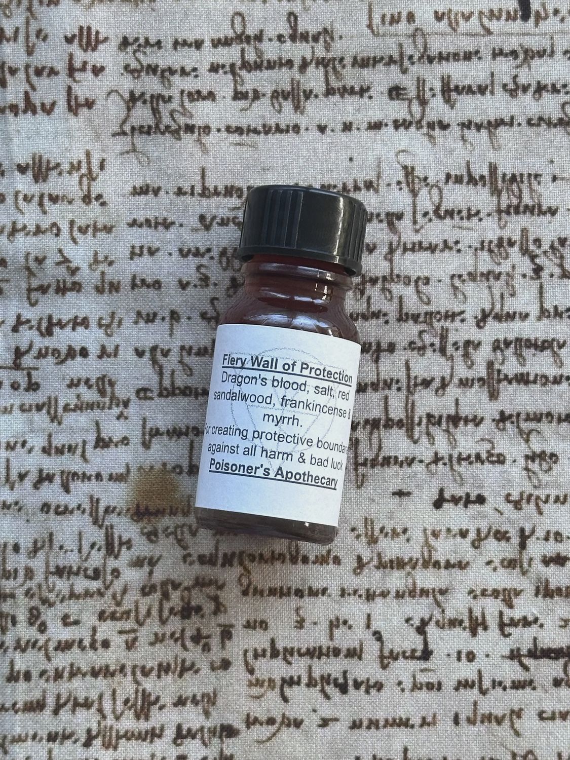 Fiery Wall Of Protection Oil