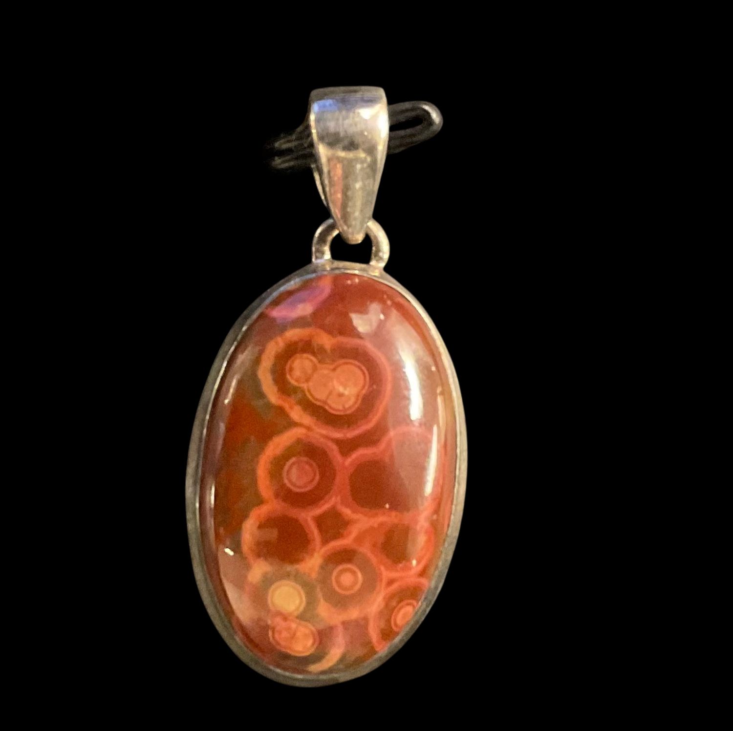 Ocean Jasper Oval Pendant