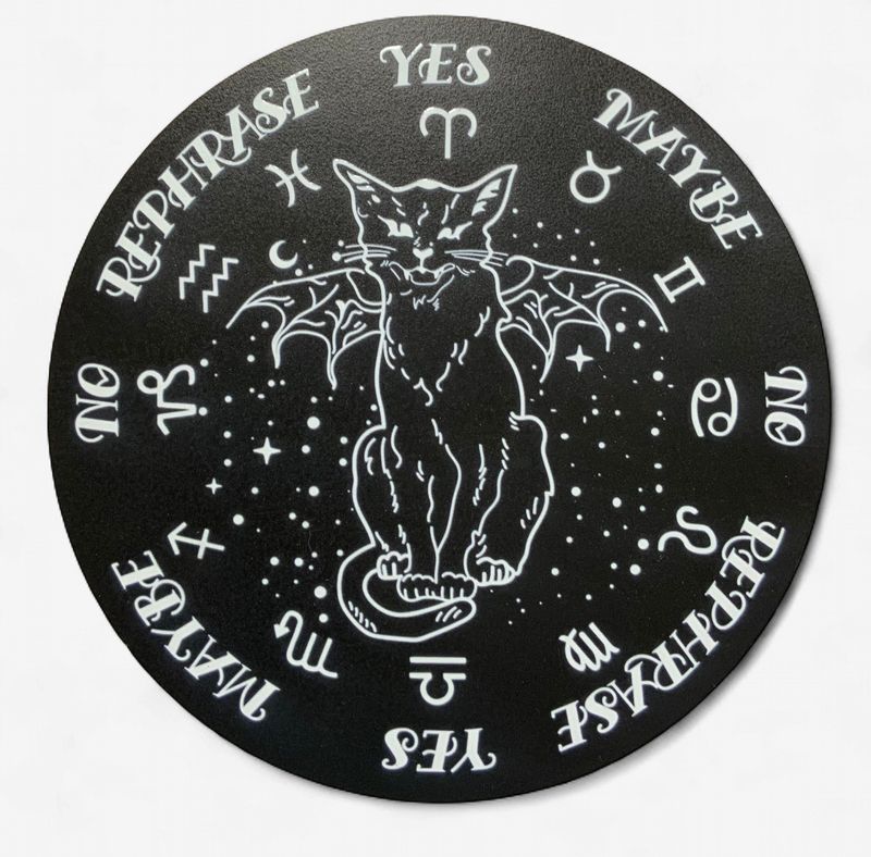 Winged Cat Pendulum Board