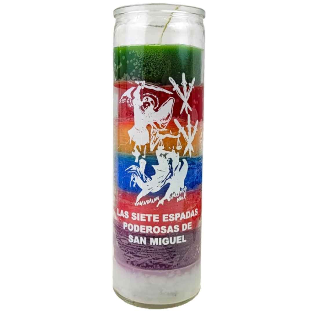 7 Day St. Michael 7 Color Candle