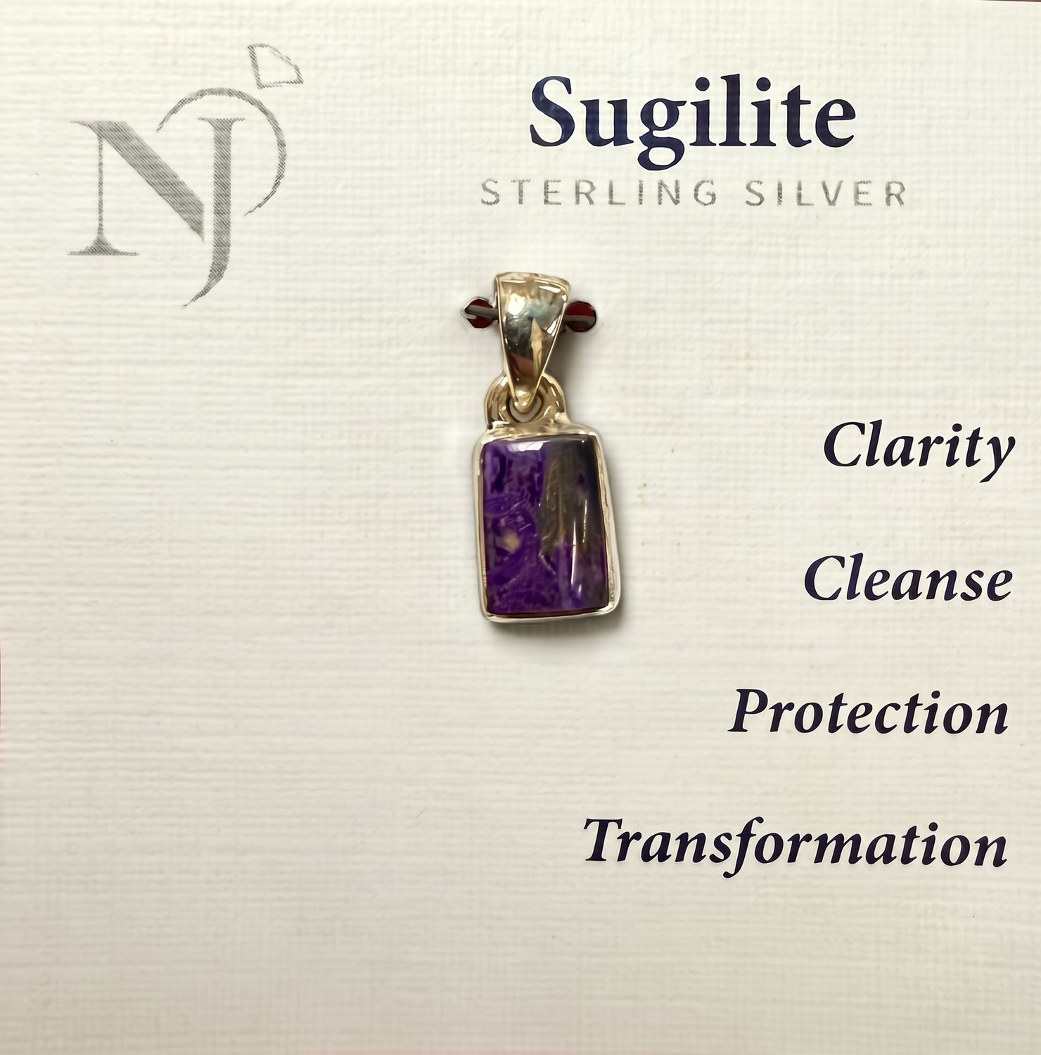 Sugilite Rectangle Pendant