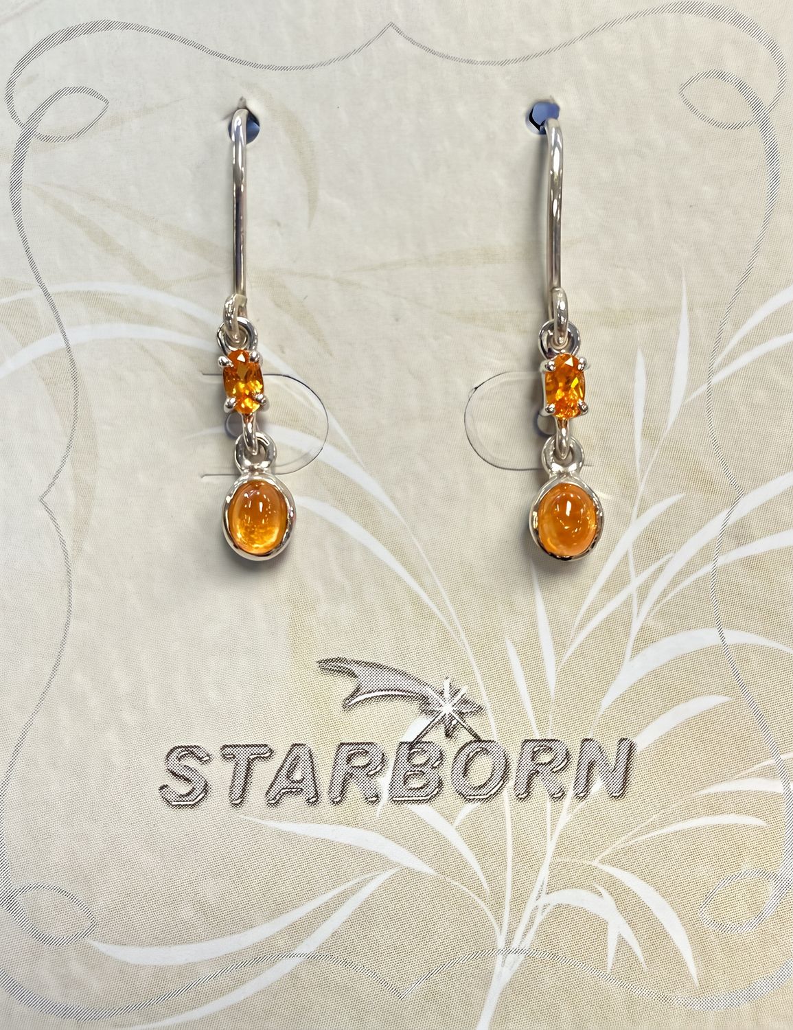 Spessartite Dangle Earrings