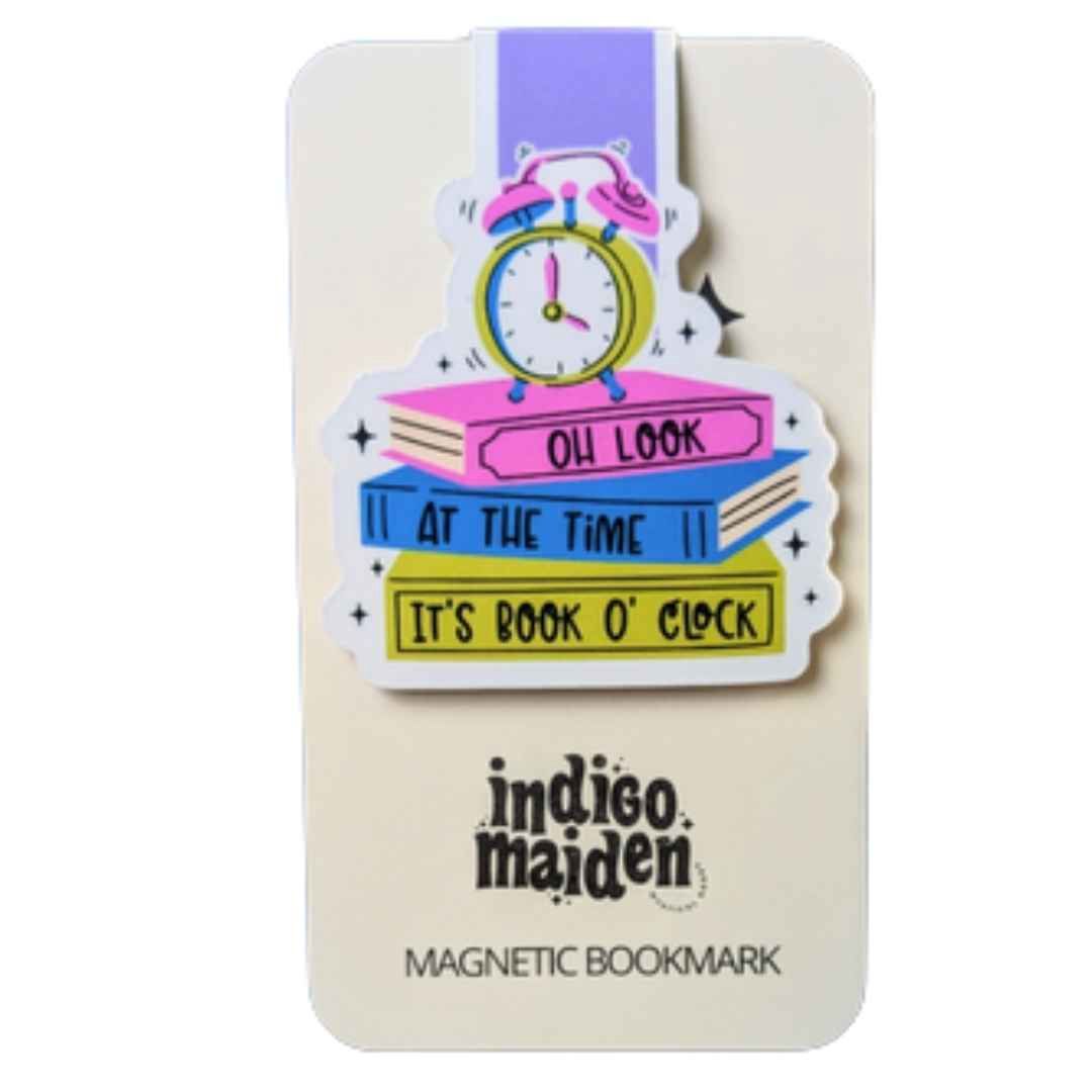 Book O' Clock Magnetic Bookmark