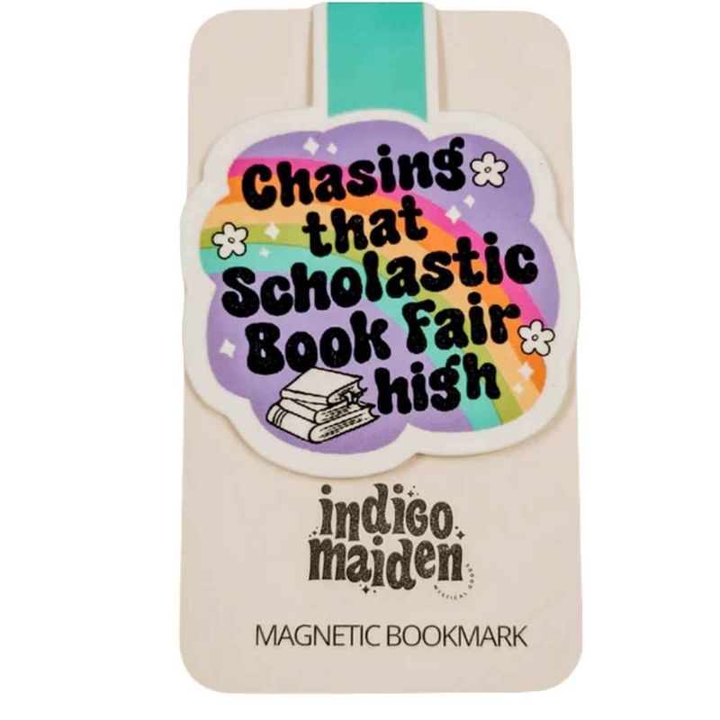 Chasing Scholastic Book Fair Magnetic Bookmark