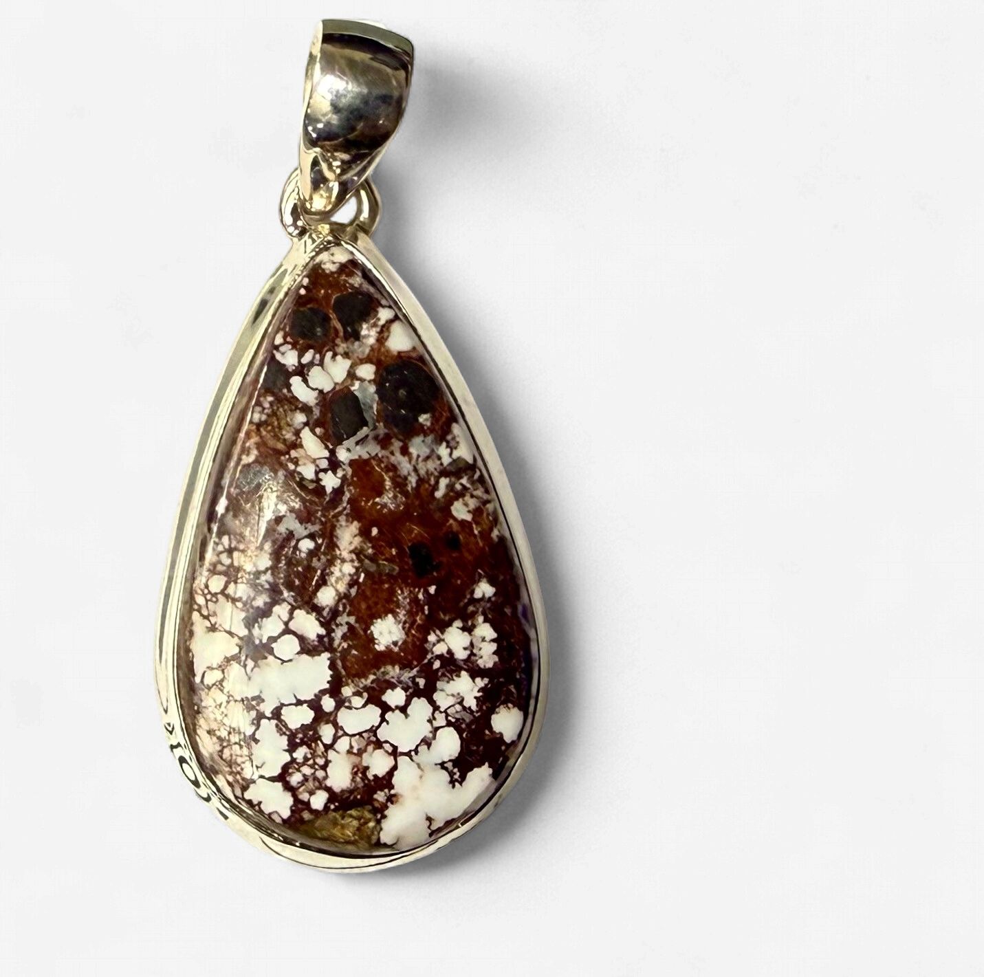 Wild Horse  Magnesite Sterling Pendant