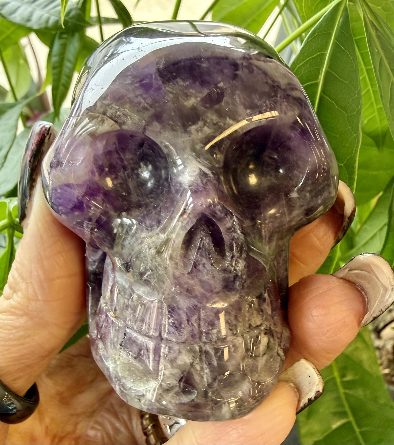 Medium Amethyst Skull