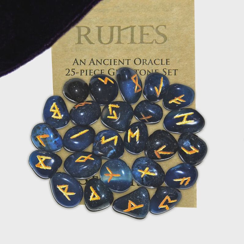 Blue Onyx Rune Set