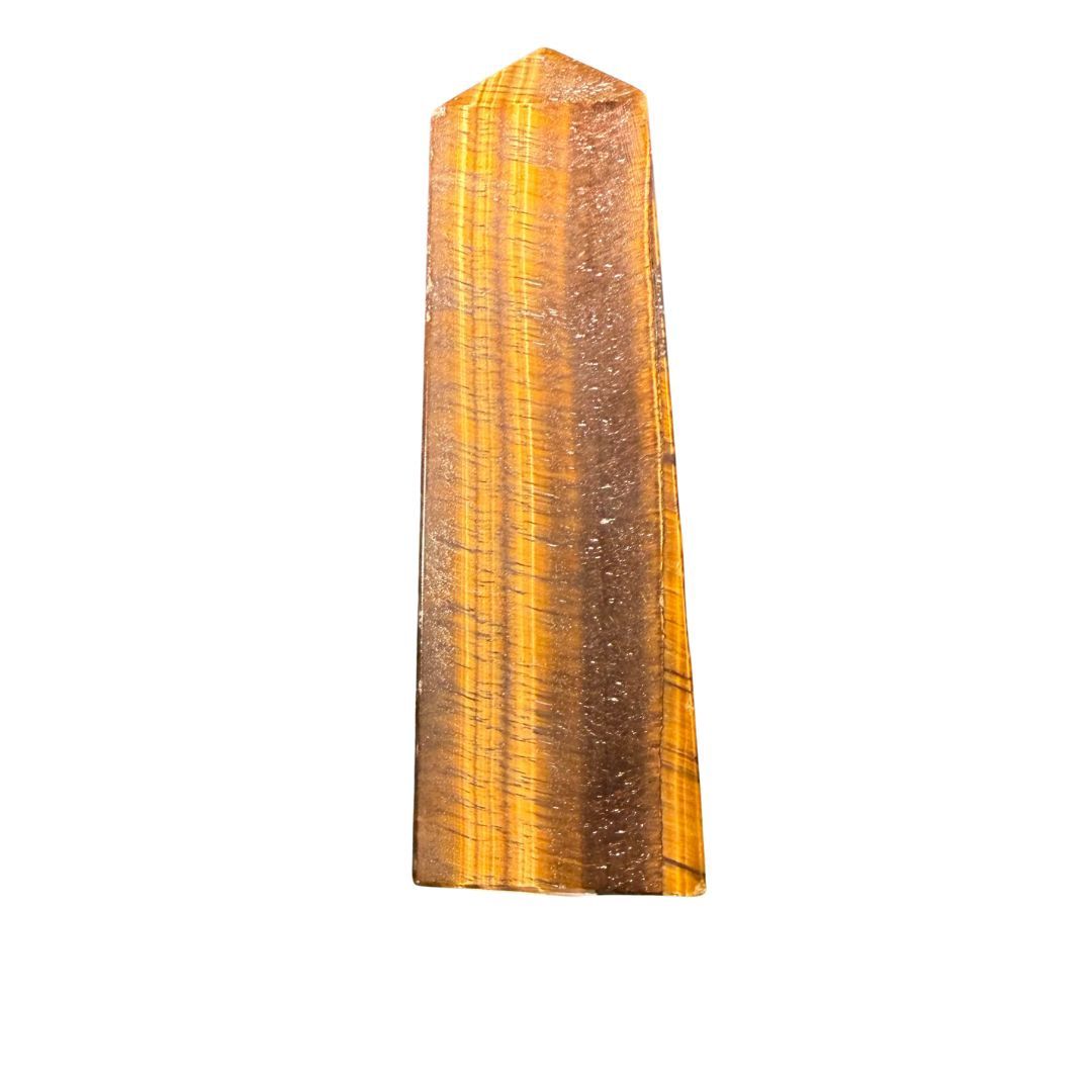 Tigers Eye Obelisk, Size: Small