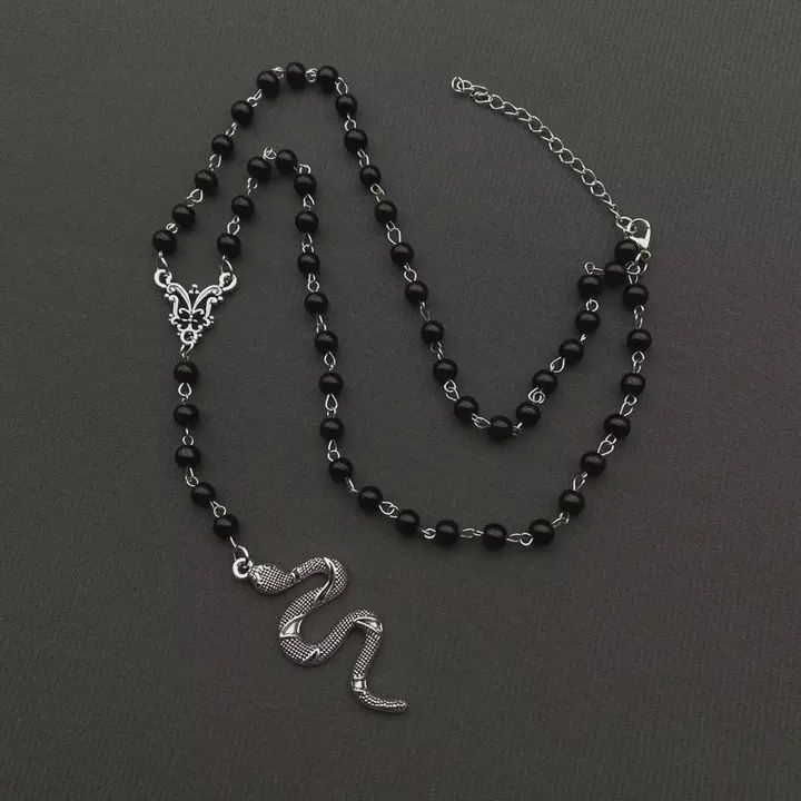 Beaded Snake Necklace