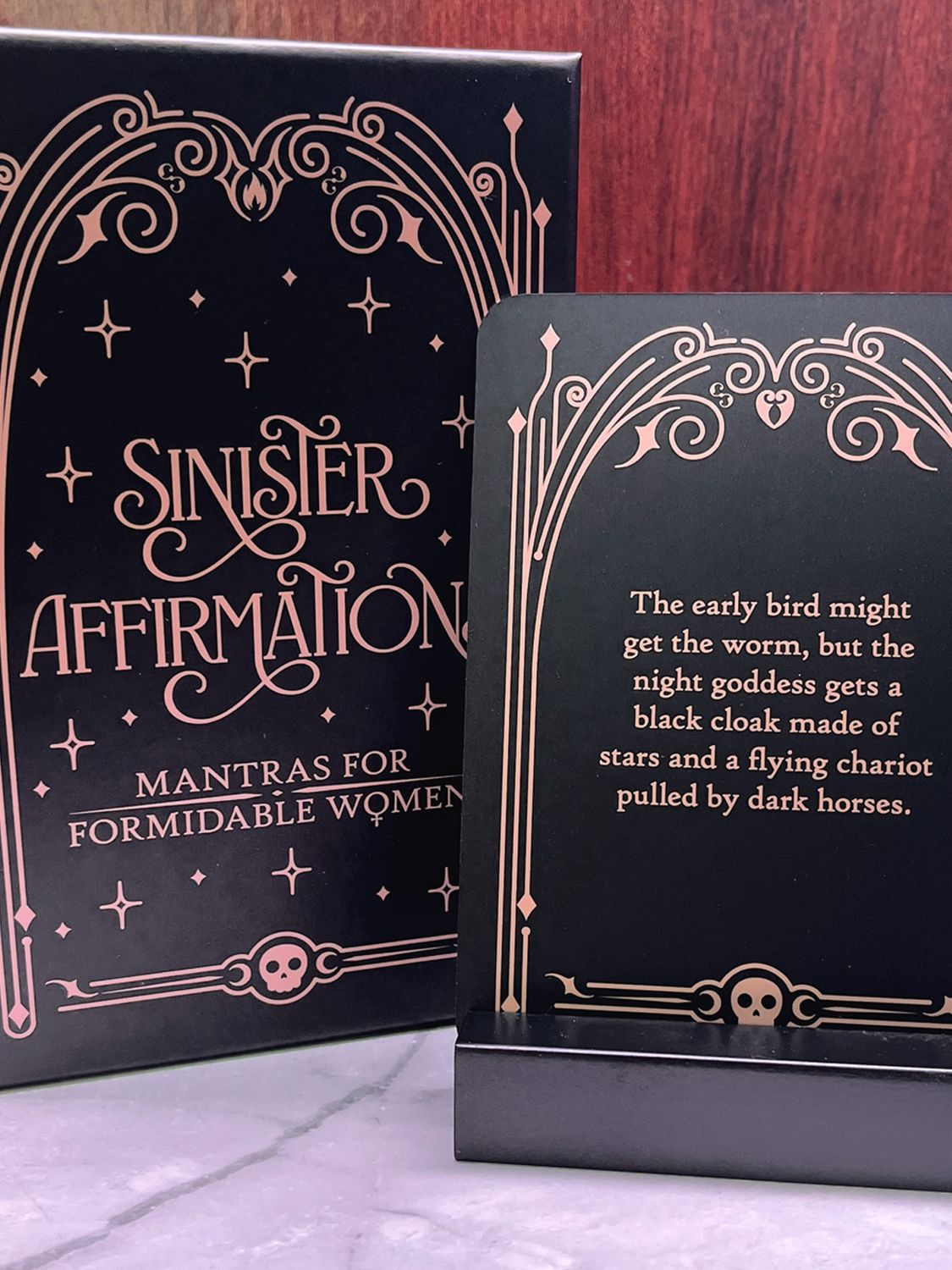 Sinister Affirmations Mantras For Formidable Women