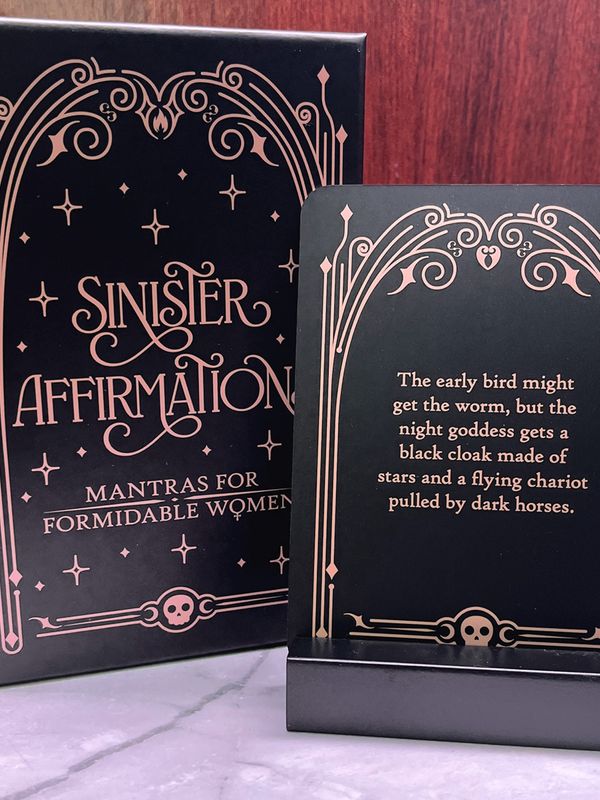 Sinister Affirmations Mantras For Formidable Women