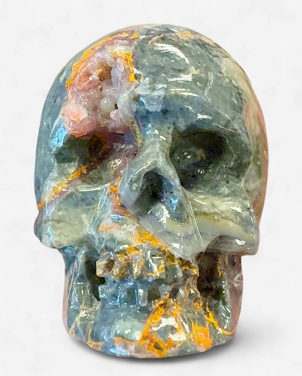 Magma Chalcedony Skull