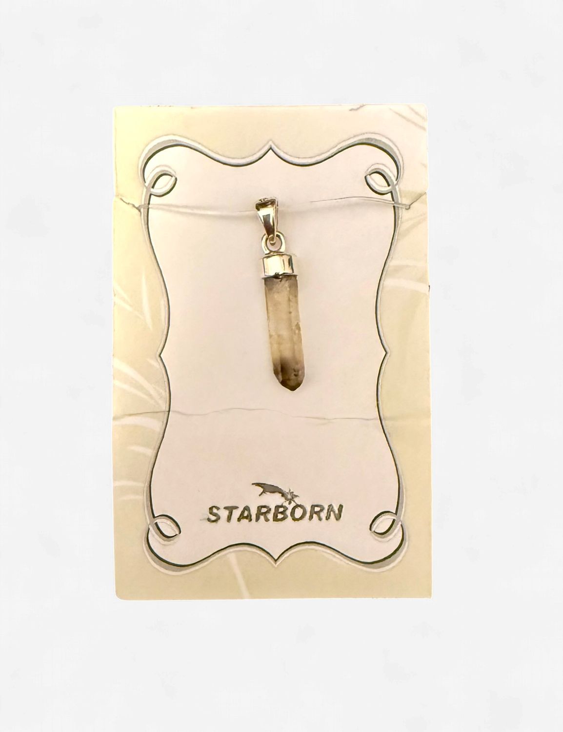 Citrine Point Sterling Pendant