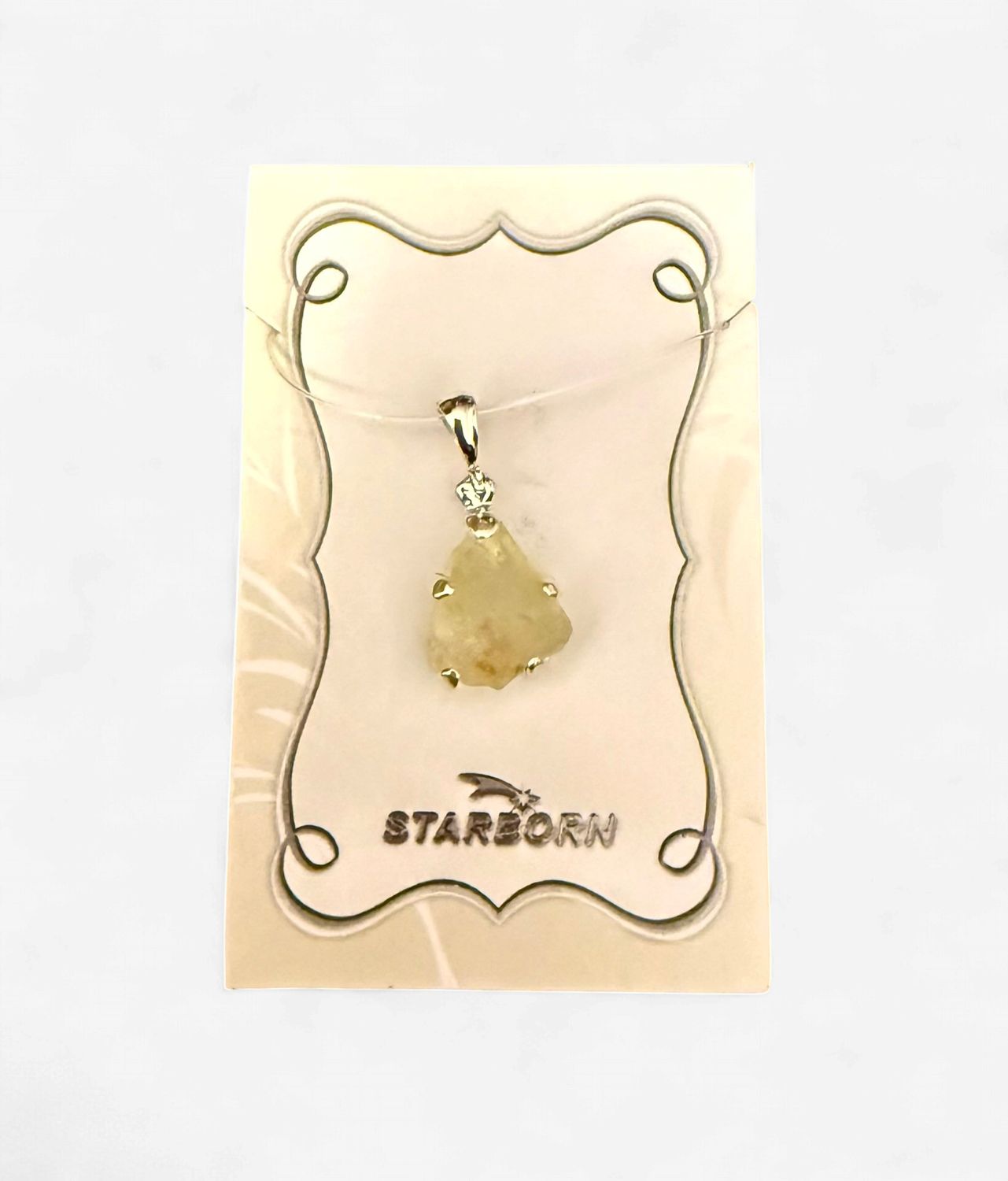 Brazilianite Sterling Pendant
