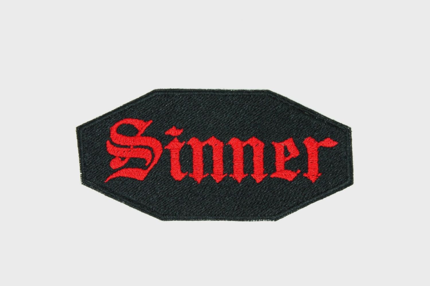Sinner Iron On Patch
