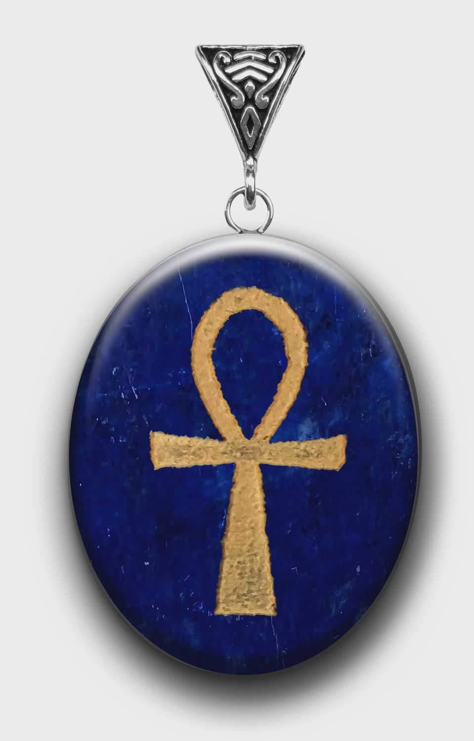 Ankh Lapis Lazuli Pendant