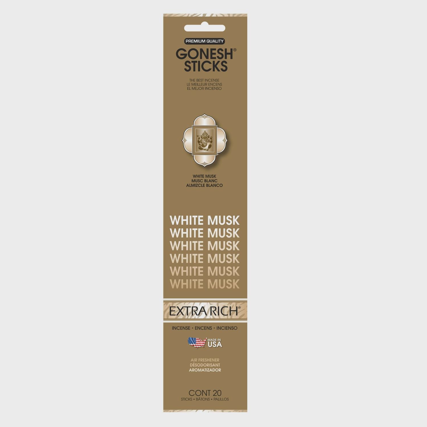 Gonesh White Musk Incense