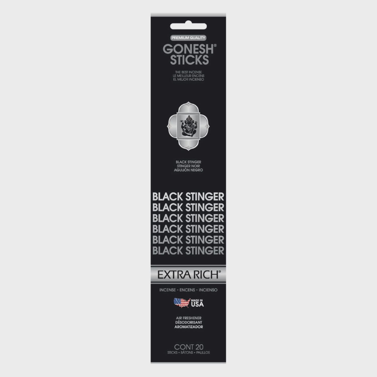 Gonesh Black Stinger Incense