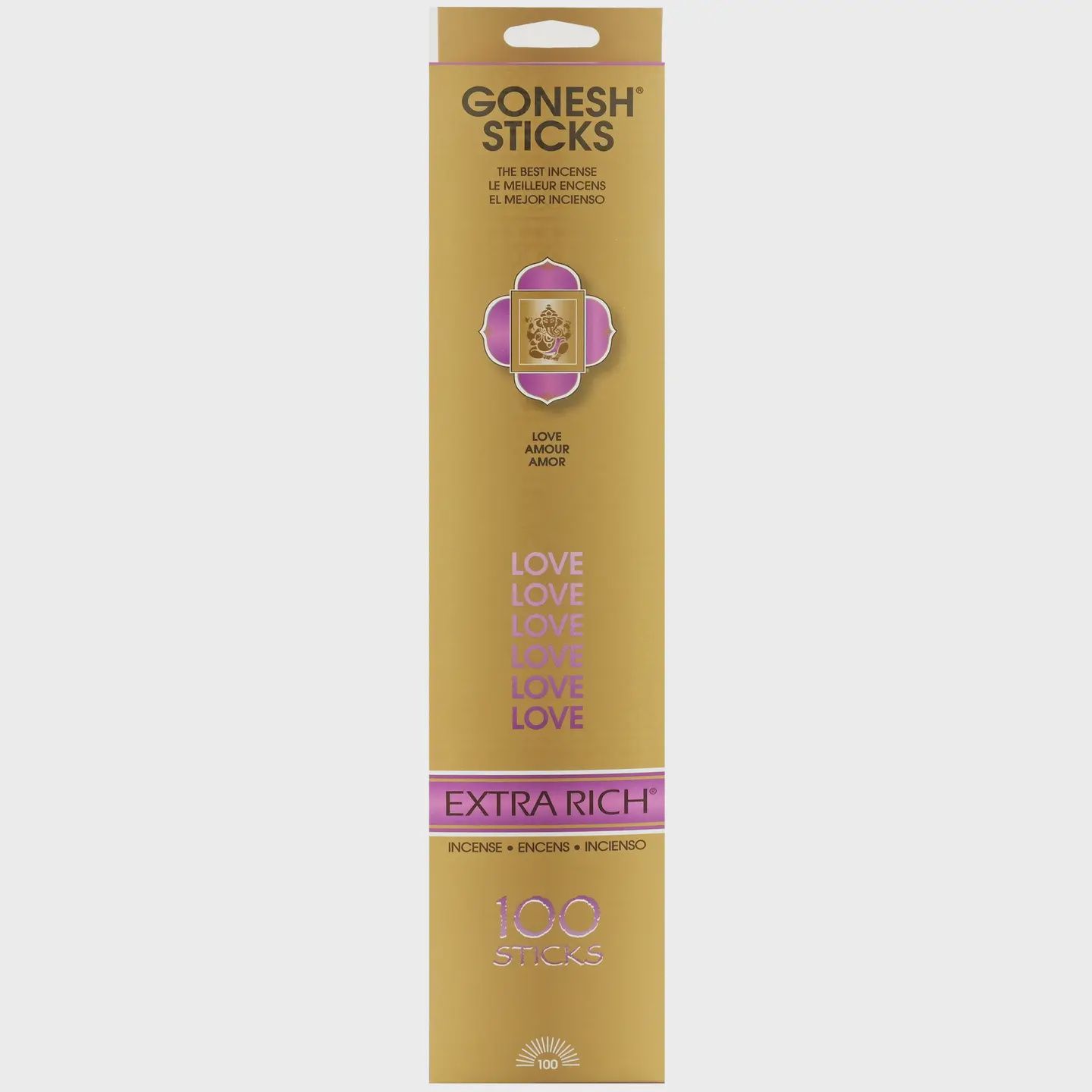 Gonesh Love Incense 100ct