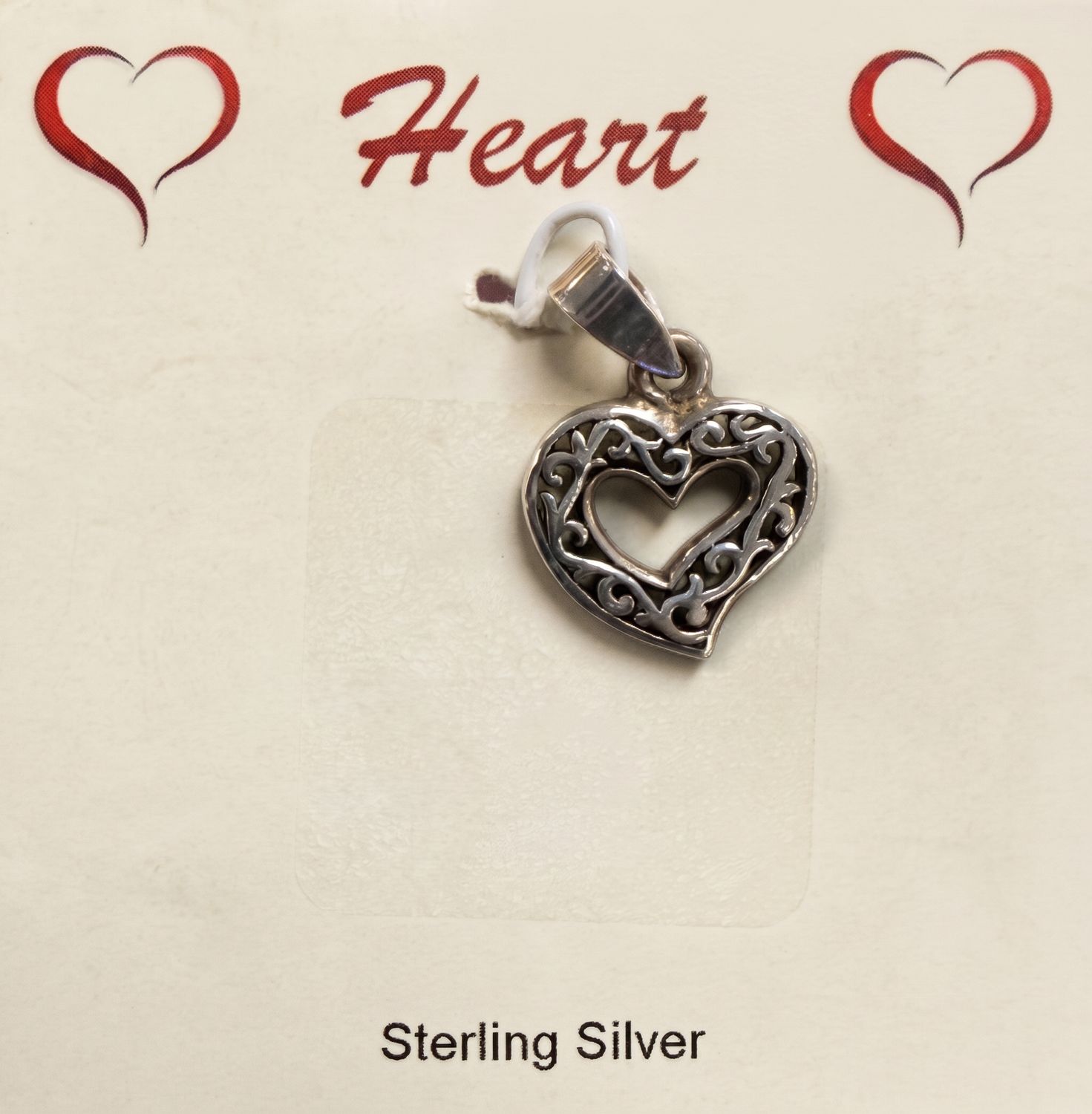 Heart Pendant Sterling Silver