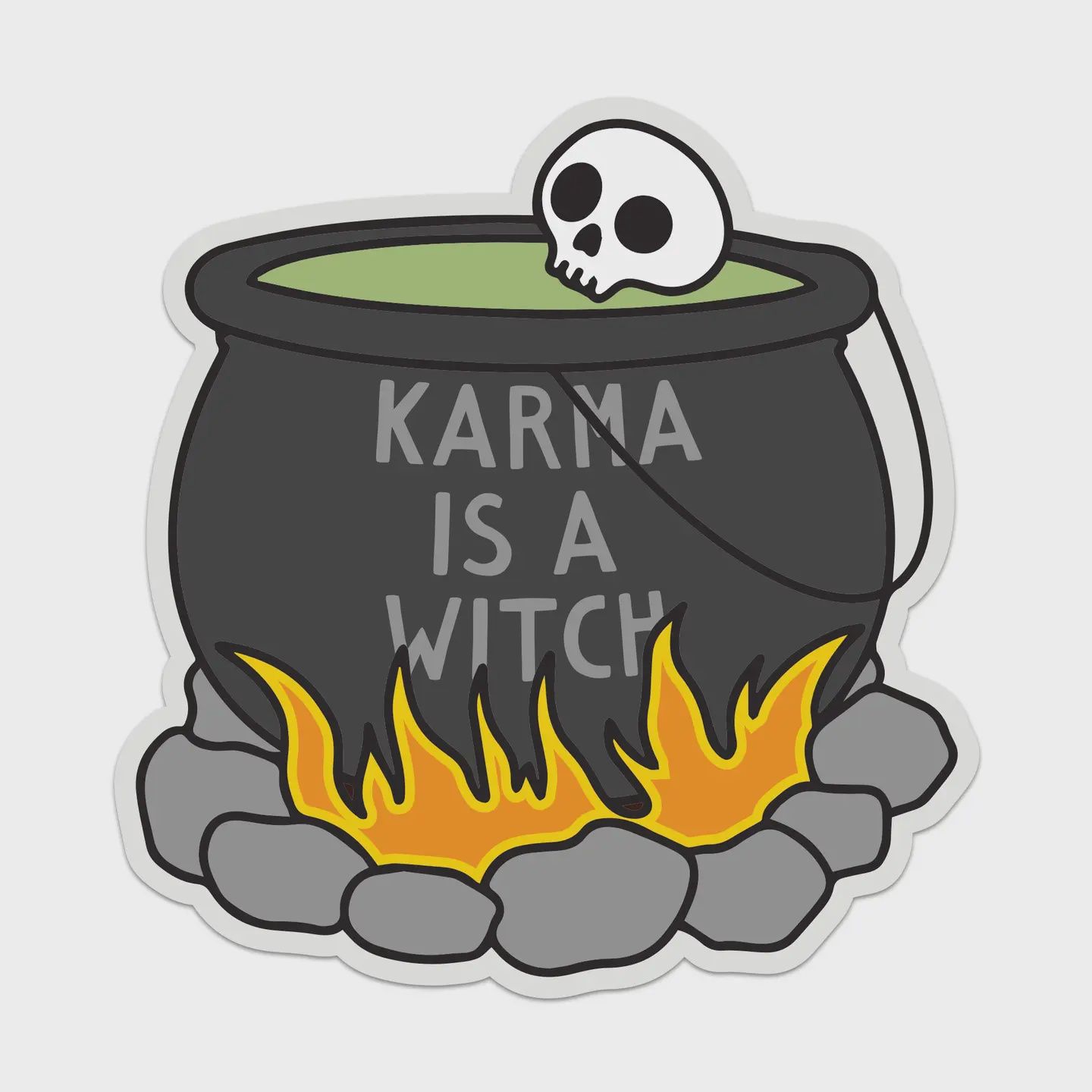 Karma is a Witch Vinyl Sticker