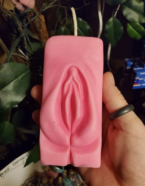 FEMALE GENITAL CANDLES / Spell Candle/ ANY COLOR