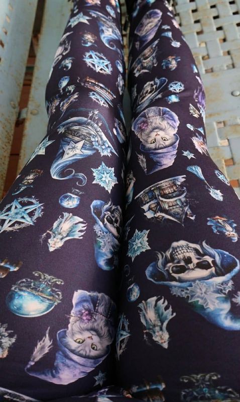 Alternative clothing, witchy, The Winter Witch Legging