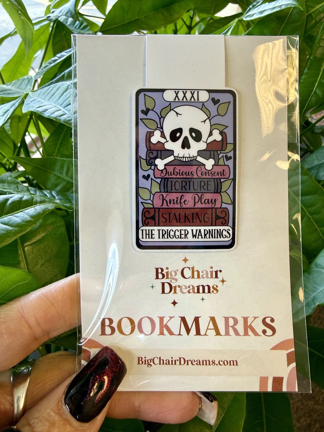 Trigger Warnings Magnetic Bookmark