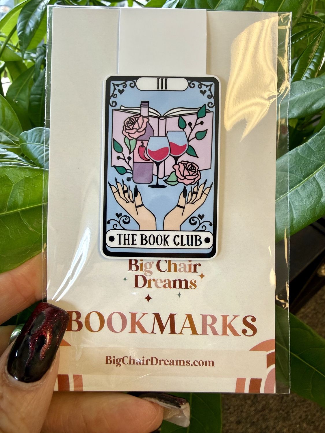 Book Club Tarot Card Magnetic Bookmark