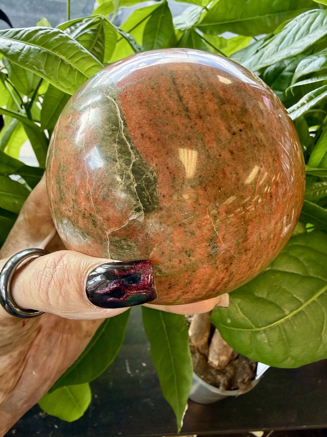 Unakite Sphere