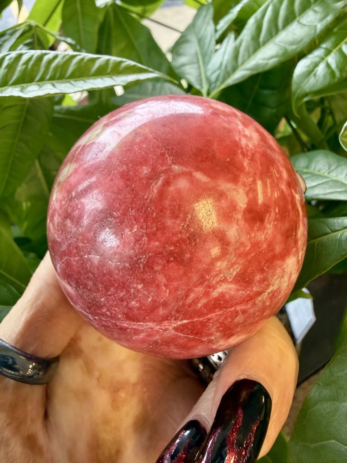 Red Thulite Sphere