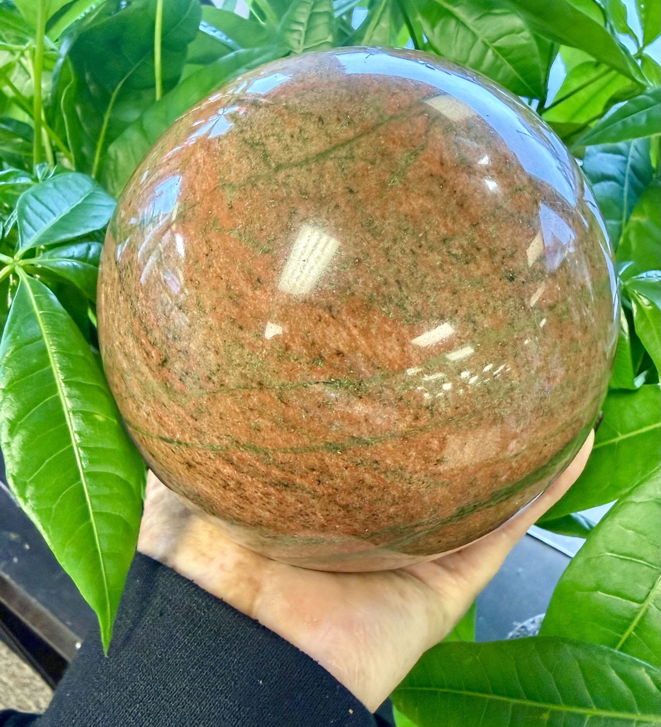Unakite Large Sphere