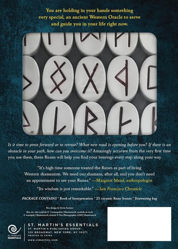The Book of Runes: The Bestselling Book of Divination, complete with set of Rune Stones