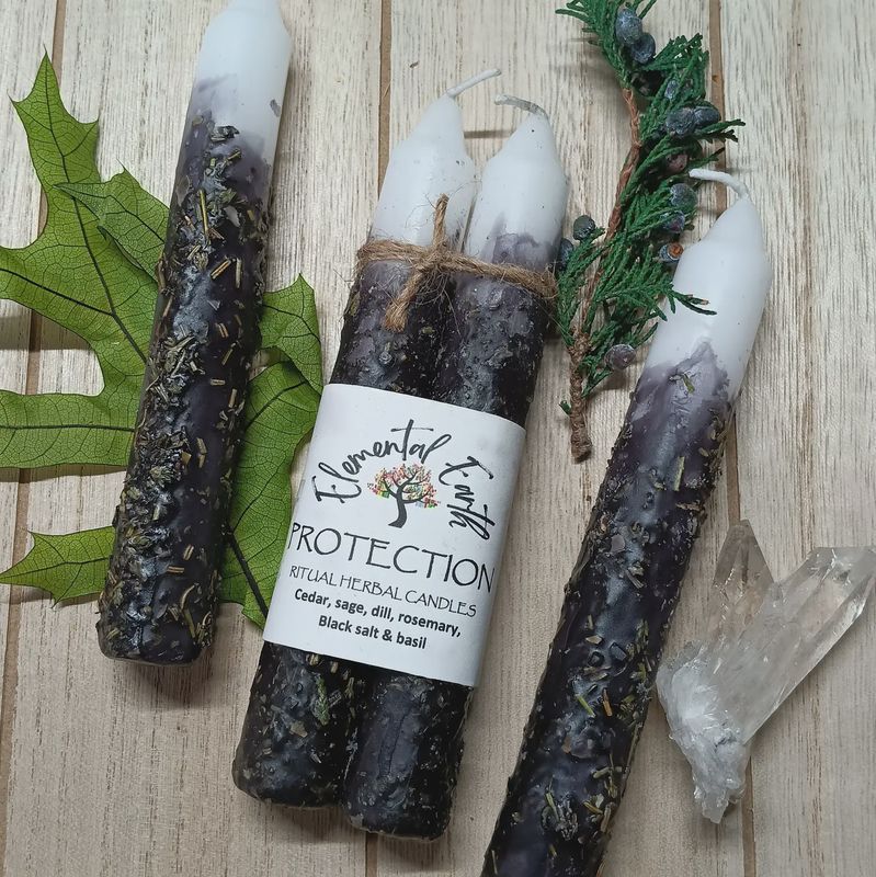 Protection Herbal Intention Candles