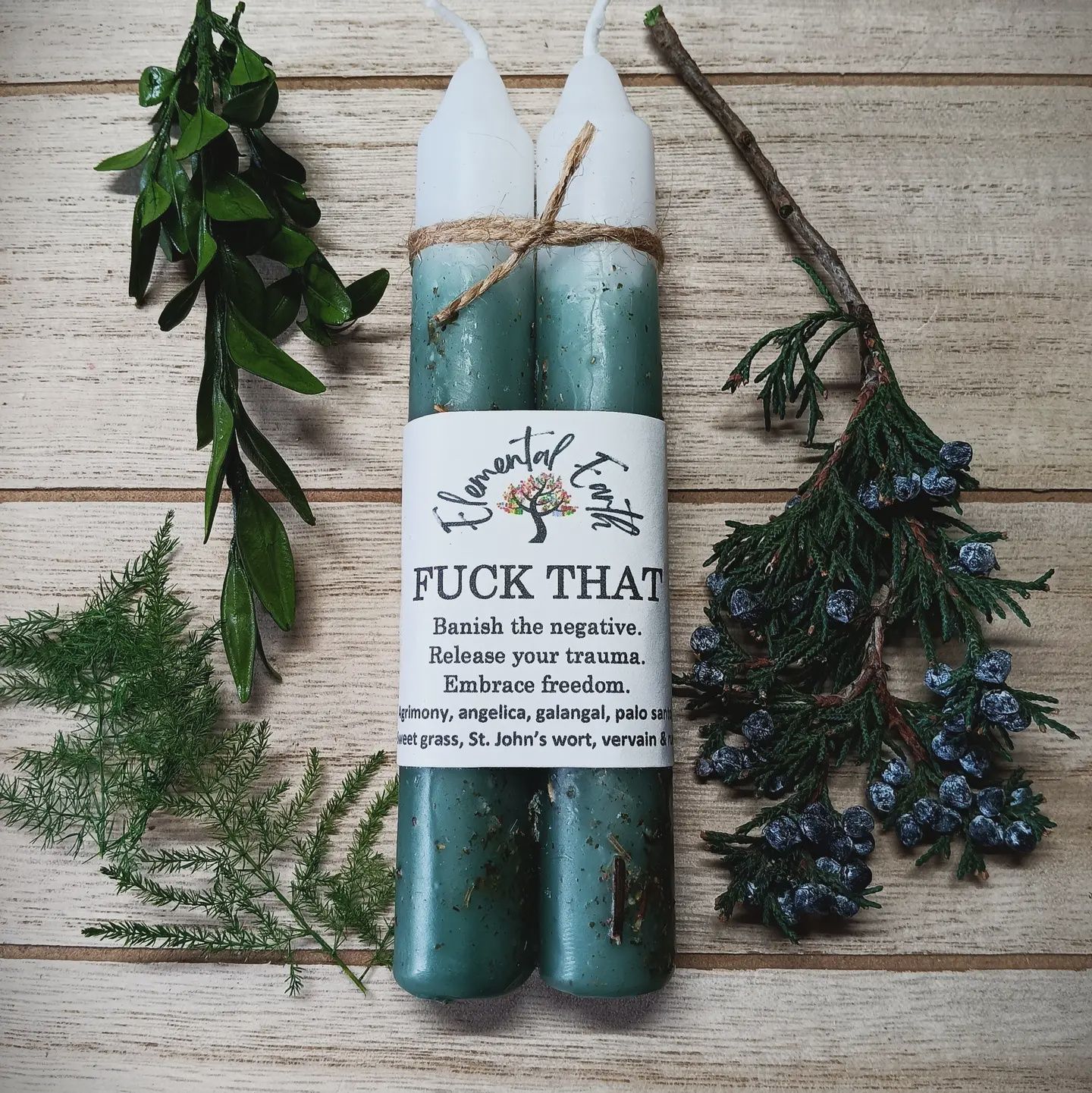 F**k That Herbal Intention Candles