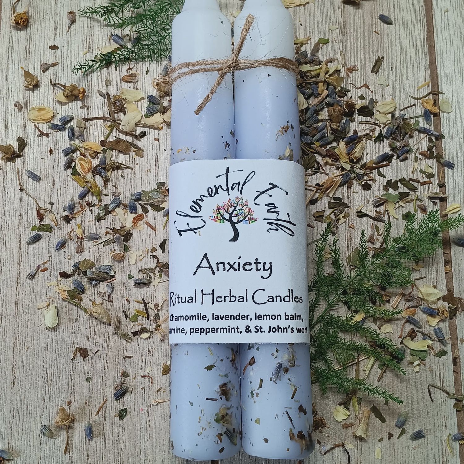 Anxiety Herbal Intention Candles