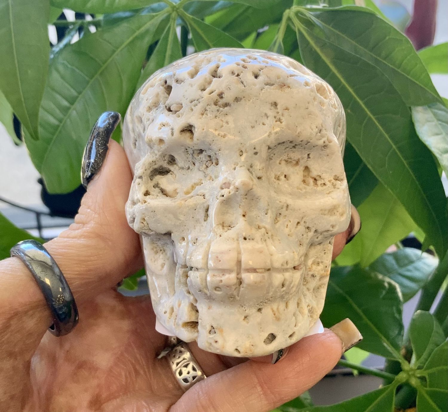 Agate Skull