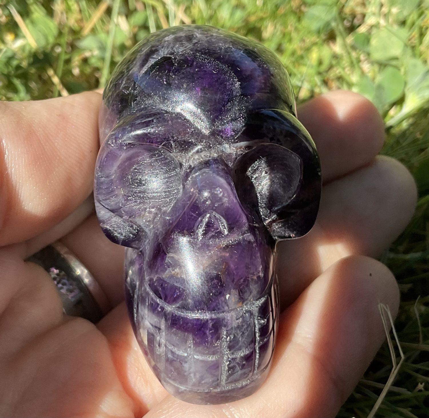 Amethyst Mini Skull
