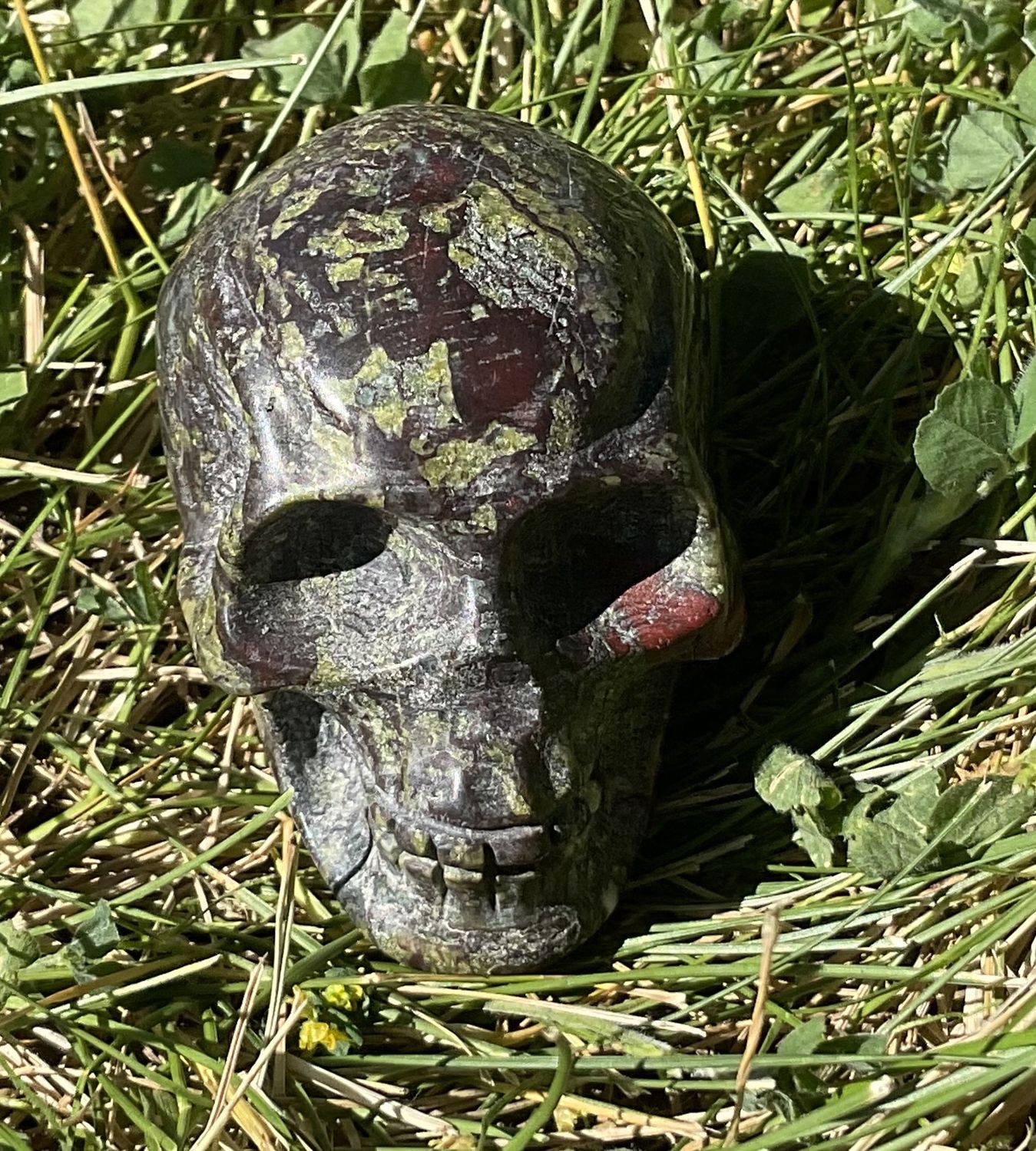 Dragonsblood Jasper Skull